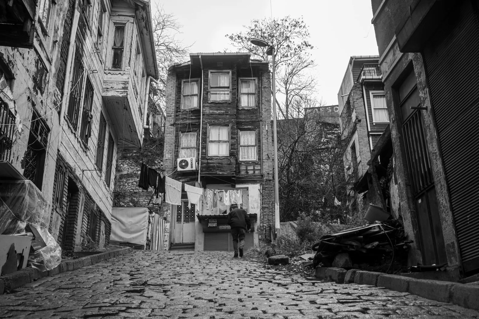 Çukurcuma müze çevresinde tarihi sokak dokusu